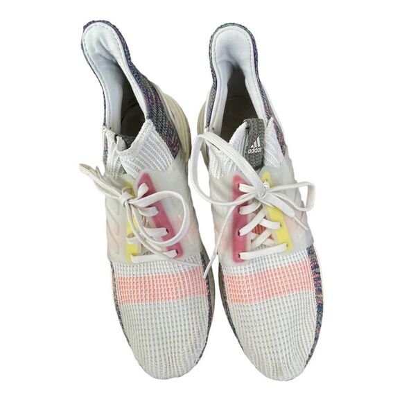 Adidas ultra boost laced mid top multicolor pastel cloth sneakers men’s size 11 main image 6